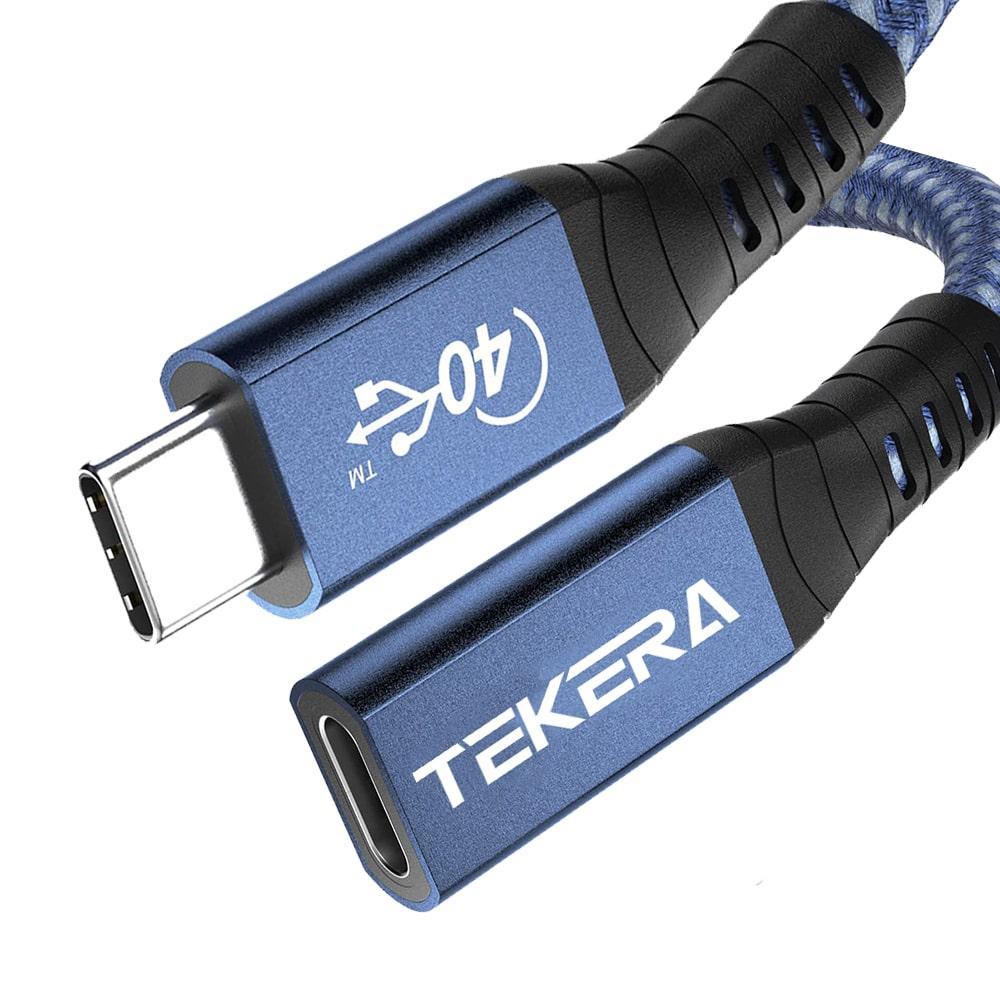 USB4 Extension Type-C Cable for Thunderbolt 3 PD 100W 40Gbps 8K@60Hz 4K
