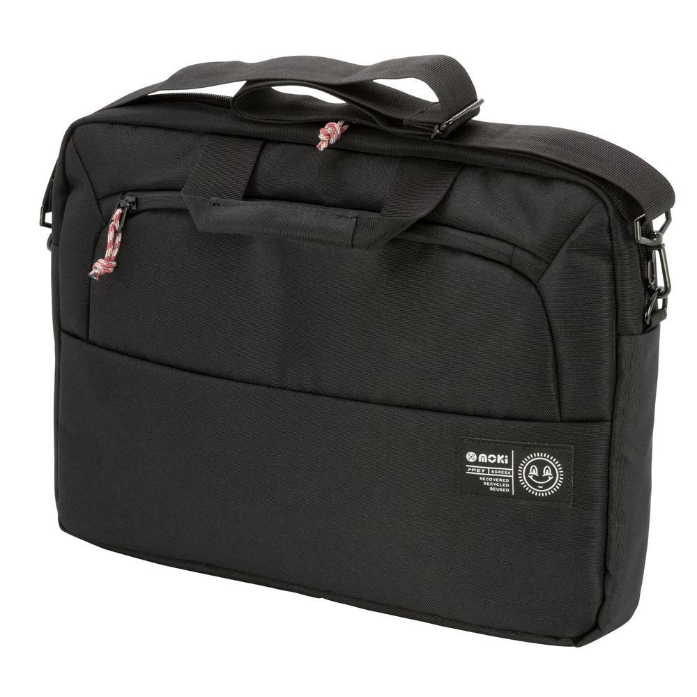 Moki rPET Series 15.6in Laptop/Computer Satchel/Travel Bag/Carry Case Black