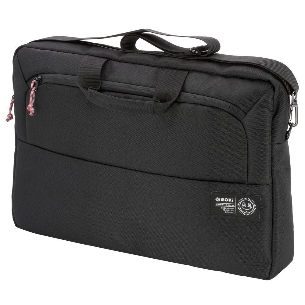 Moki rPET Series 17in Laptop/Computer Satchel/Travel Bag/Carry Case Black