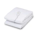 Goldair Platinum Electric Blanket For Single Size Bed Heated Antibacterial White