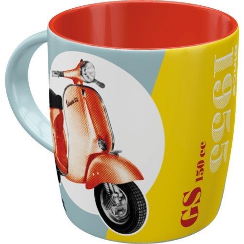 Nostalgic Art Vespa GS150 Since 1955 330ml Ceramic Mug Office Coffee Drink Cup