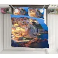 3D Hillside Houses Seaside 1809 Matteo Colombo Quilt Cover Set Bedding Set Pillowcases 3D Bed Pillowcases Quilt Duvet cover
