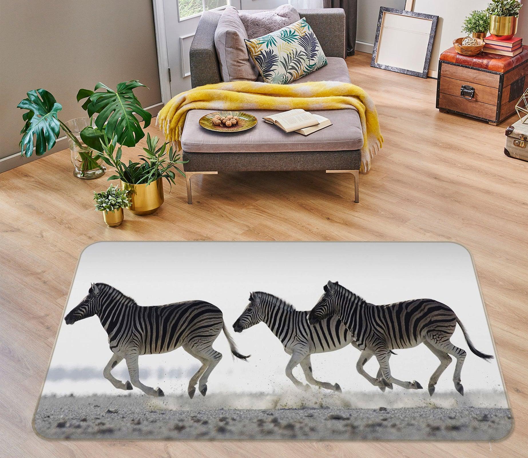 3D Zebra 76033 Non Slip Rug Mat Room Mat Quality Elegant Photo Carpet