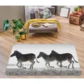 3D Zebra 76033 Non Slip Rug Mat Room Mat Quality Elegant Photo Carpet