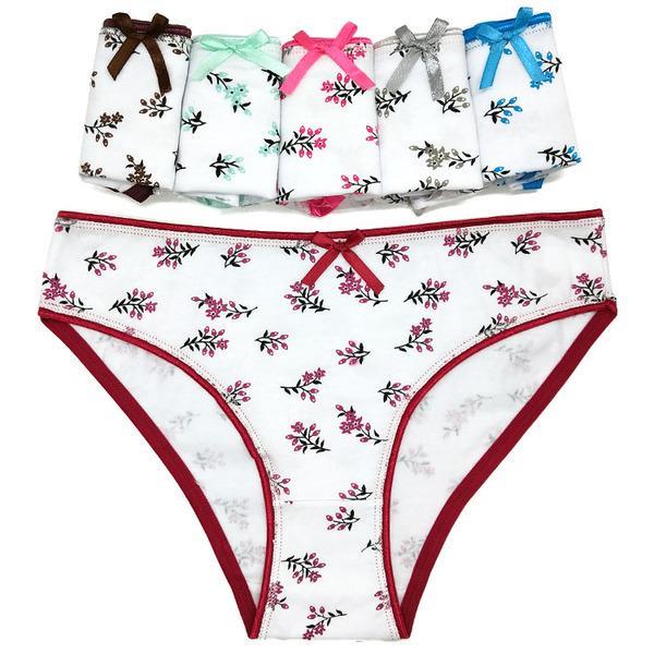 18 X Womens Sheer Spandex / Cotton Briefs - Assorted Underwear Undies 89393