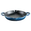 Baccarat Le Connoisseur Cast Iron Round Grill Pan Ink Size 28X5cm