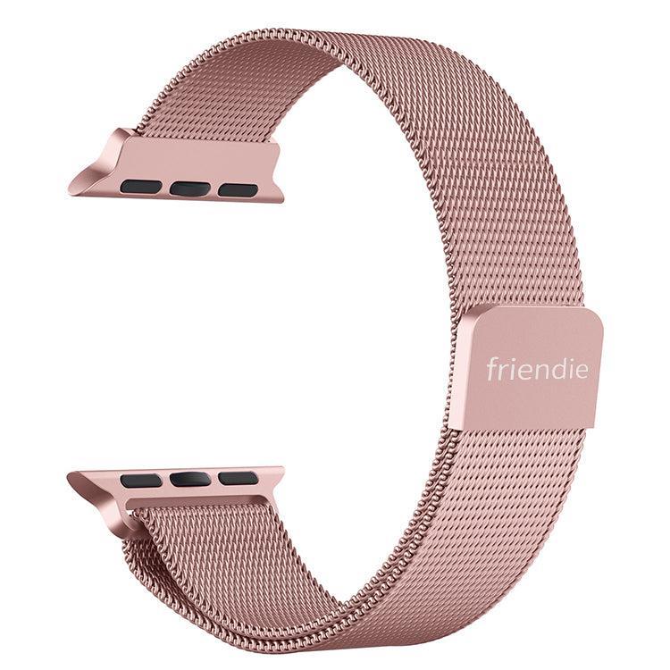 Stainless Steel Link Woven Mesh Infinite Loop Band - The Melbourne - Compatible with Apple Watch