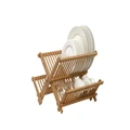 Bamboo Drying Foldable Dish Rack Drainer