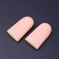 4pcs Gel Toe Protective Sleeves Medical Silica Gel Toe Sleeves Sports Finger Separator Sleeves for Pain relief(Skin Color)
