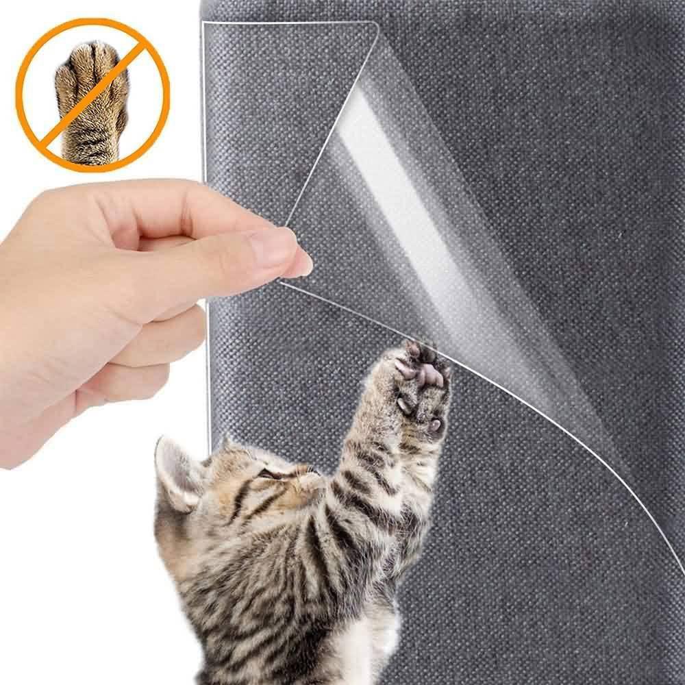 2PCS Cat Couch Leather Sofa Scratch Protector Guard Stickers Furniture Anti-Scratch Protection