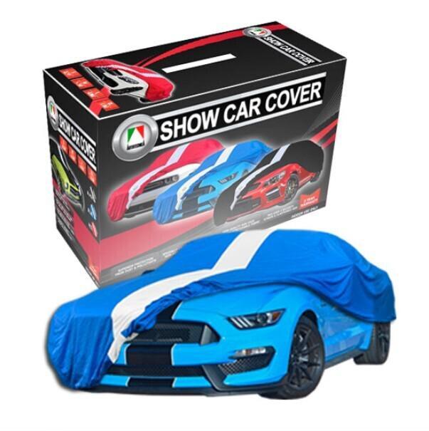 Show Car Cover Indoor for Ford Falcon XR XT GT GS Softline Fleece Blue