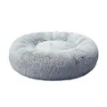 Pawz Pet Bed Cat Dog Donut Nest Calming Kennel Cave Sleeping Light Grey XXXL