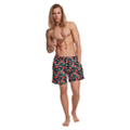 Mens Pattern Swim Shorts - Blk / Tropical