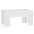 Coffee Table White 79x49x41 cm Engineered Wood vidaXL