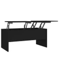 Coffee Table Black 102x50.5x46.5 cm Engineered Wood vidaXL