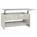 Coffee Table Concrete Grey 80x50x40 cm Engineered Wood vidaXL