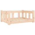 Dog Bed 65.5x50.5x28 cm Solid Wood Pine vidaXL
