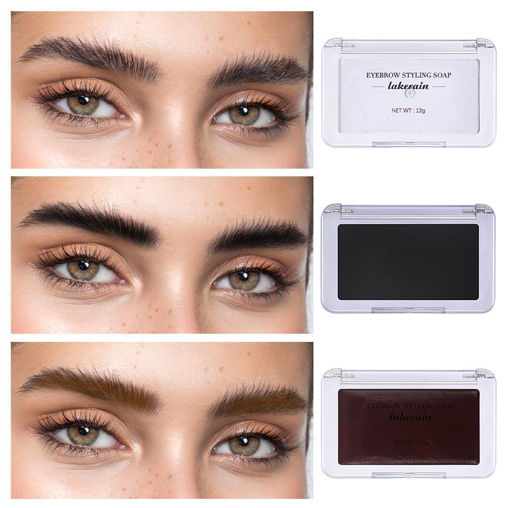GoodGoods Eyebrow Styling Soap With Brush Eyebrows Shaping Waterproof Brow Cream(Transparent, 1PC)