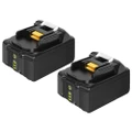 2 Replacement Battery for Makita 18V Cordless Power Tools BL1815B BL1830B BL1835B BL1840B BL1845B BL1850B BL1860B LXT