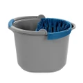 12 x MOP BUCKETS w/ WRINGER Soft Grip Handle Bucket 10.5L Floor Cleaning Mopping
