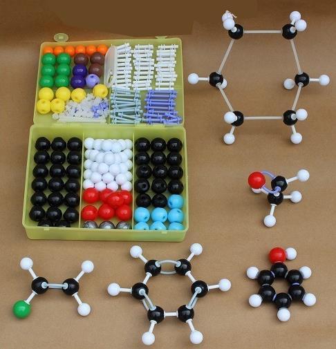 267Pcs Chemistry Organic Inorganic Molecular Structure Model Set 116 ball and 150 stick Medical Model