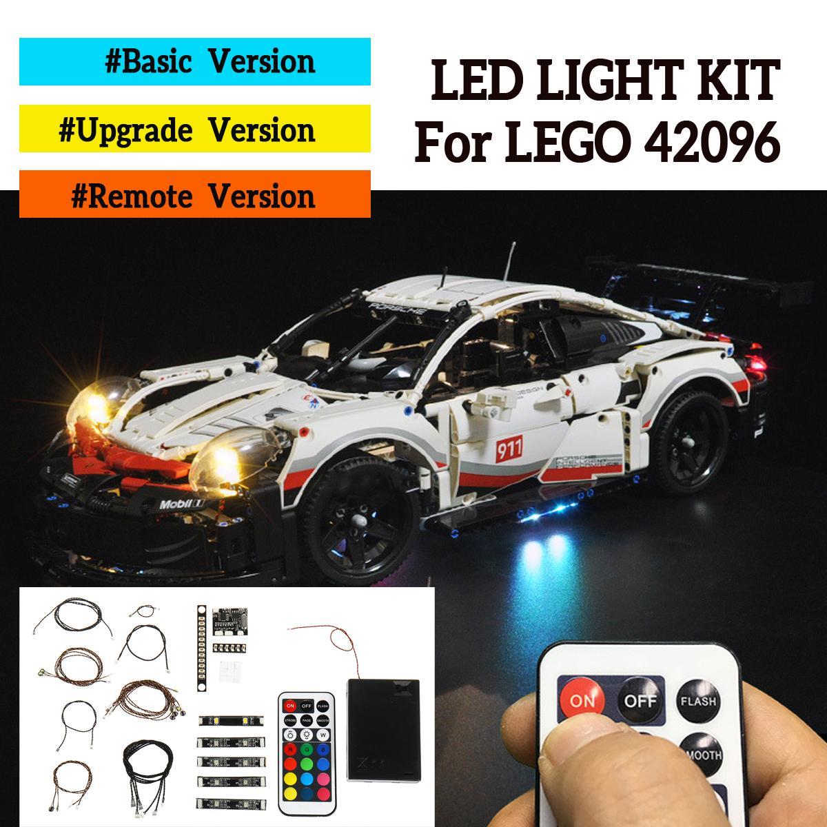 LED Light String Kit For Lego 42096 Technic For Porsche 911 RSR Bricks Toy Plastic