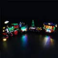 DIY LED Lighting Light Kit for Lego 10254 Christmas Holiday Car Building Blocks Lighting Accessories