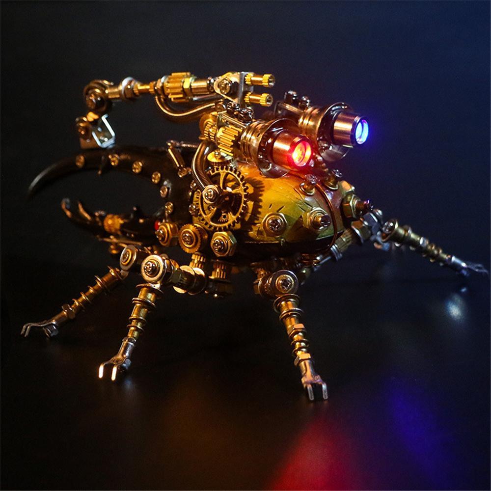 MACHINE PLANET DIY Mechanical Variation Insect Series Jigsaw Puzzle Model Creative Crafts Collection Holiday Gifts for Men and Children Indoor Toys