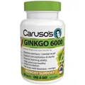 Caruso's Natural Health One a Day Ginkgo 6000 60 Tablets