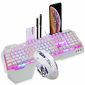 Gaming Keyboard and Mouse Combo Mechanical feel 16 RGB Backlit for PS4