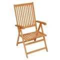 Reclining Garden Chairs 8 pcs Solid Teak Wood vidaXL