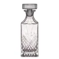 Ophelia Crystal 700ml Whisky Decanter Glass Bottle Liquor Carafe Container Clear