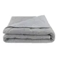 Living Textiles 100% Cotton Reversible Baby Jersey Cot Comforter Grey 95x110cm