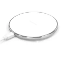 Qi Wireless Charging Pad For iPhone 12 11 Pro Samsung S21 S20 S10 - White