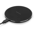 Qi Wireless Charging Pad For iPhone 12 11 Pro Samsung S21 S20 S10 - Black