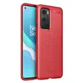 For OnePlus 9 Pro Litchi Texture TPU Shockproof Case(Red)