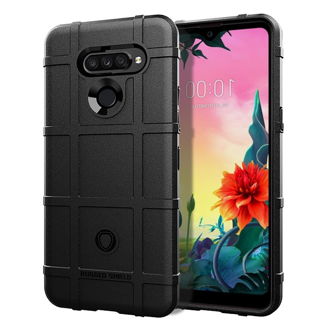 For LG Q70 Full Coverage Shockproof TPU Case(Black)