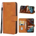 Leather Phone Case For Nokia G300(Brown)