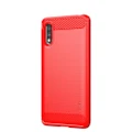 For Sony Xperia ACE ll MOFI Gentleness Series Brushed Texture Carbon Fiber Soft TPU Case(Red)