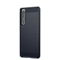 For Sony Xperia 1 lll MOFI Gentleness Series Brushed Texture Carbon Fiber Soft TPU Case(Blue)