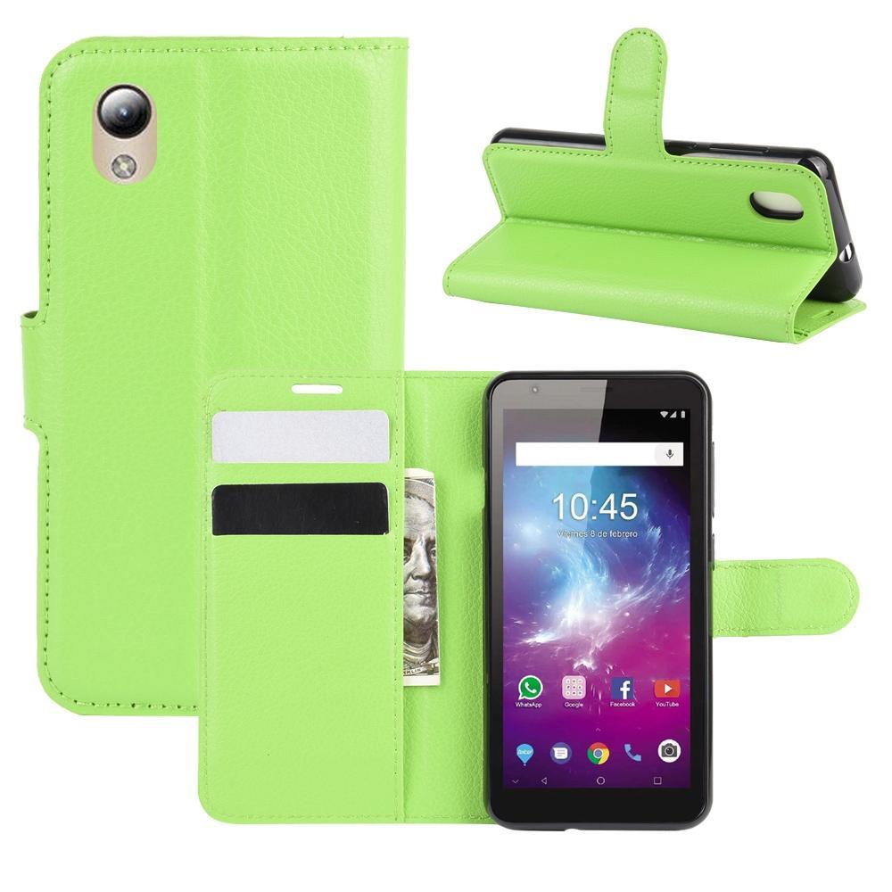 For ZTE Blade A3 Lite Litchi Texture Horizontal Flip Protective Case with Holder & Card Slots & Wallet(Green)