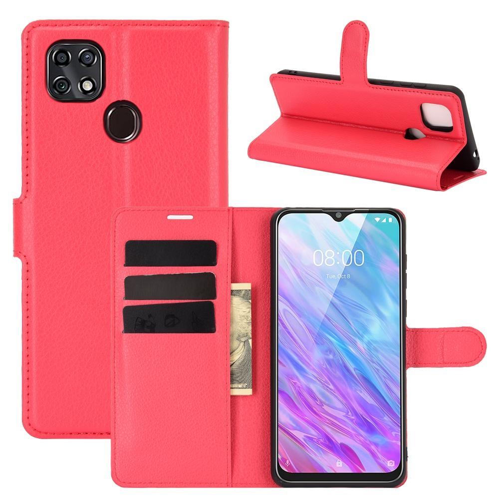 For ZTE Blade 10 Smart/Blade 20 Litchi Texture Horizontal Flip Protective Case with Holder & Card Slots & Wallet(Red)