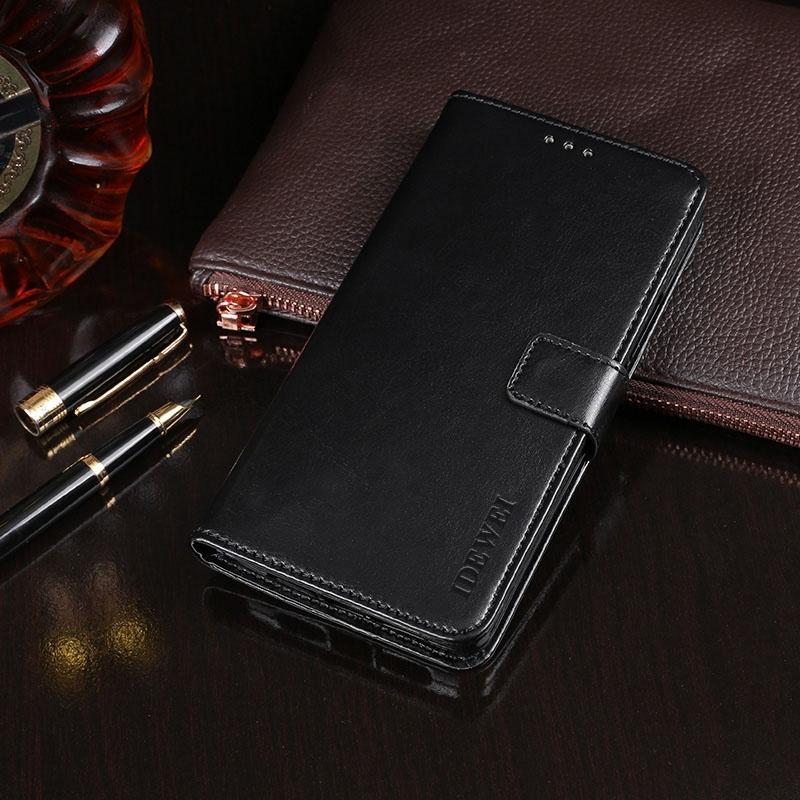 For HTC Desire 12 idewei Crazy Horse Texture Horizontal Flip Leather Case with Holder & Card Slots & Wallet(Black)