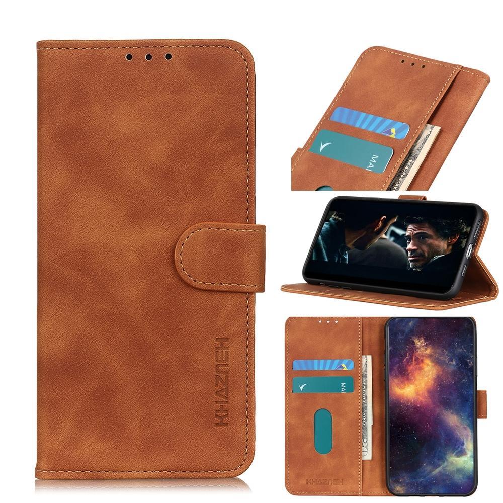 For ZTE Blade A3 2020 Retro Texture PU + TPU Horizontal Flip Leather Case with Holder & Card Slots & Wallet(Brown)