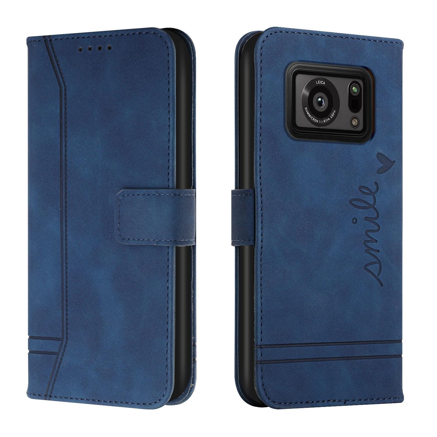 For Sharp Aquos R6 Retro Skin Feel Horizontal Flip Soft TPU + PU Leather Phone Case(Blue)