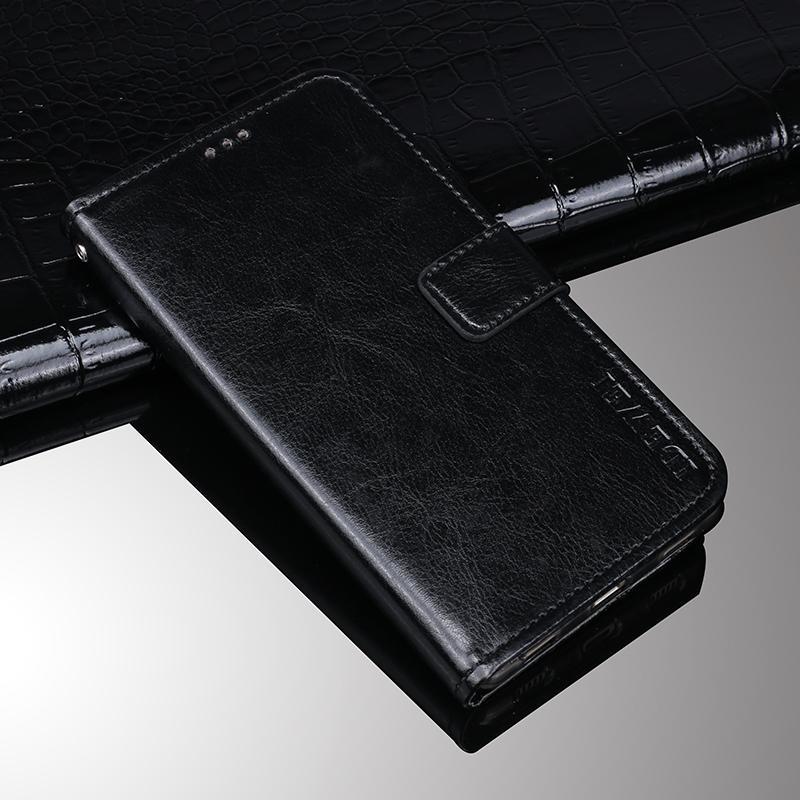 For Nokia 1.4 idewei Crazy Horse Texture Horizontal Flip Leather Case with Holder & Card Slots & Wallet(Black)