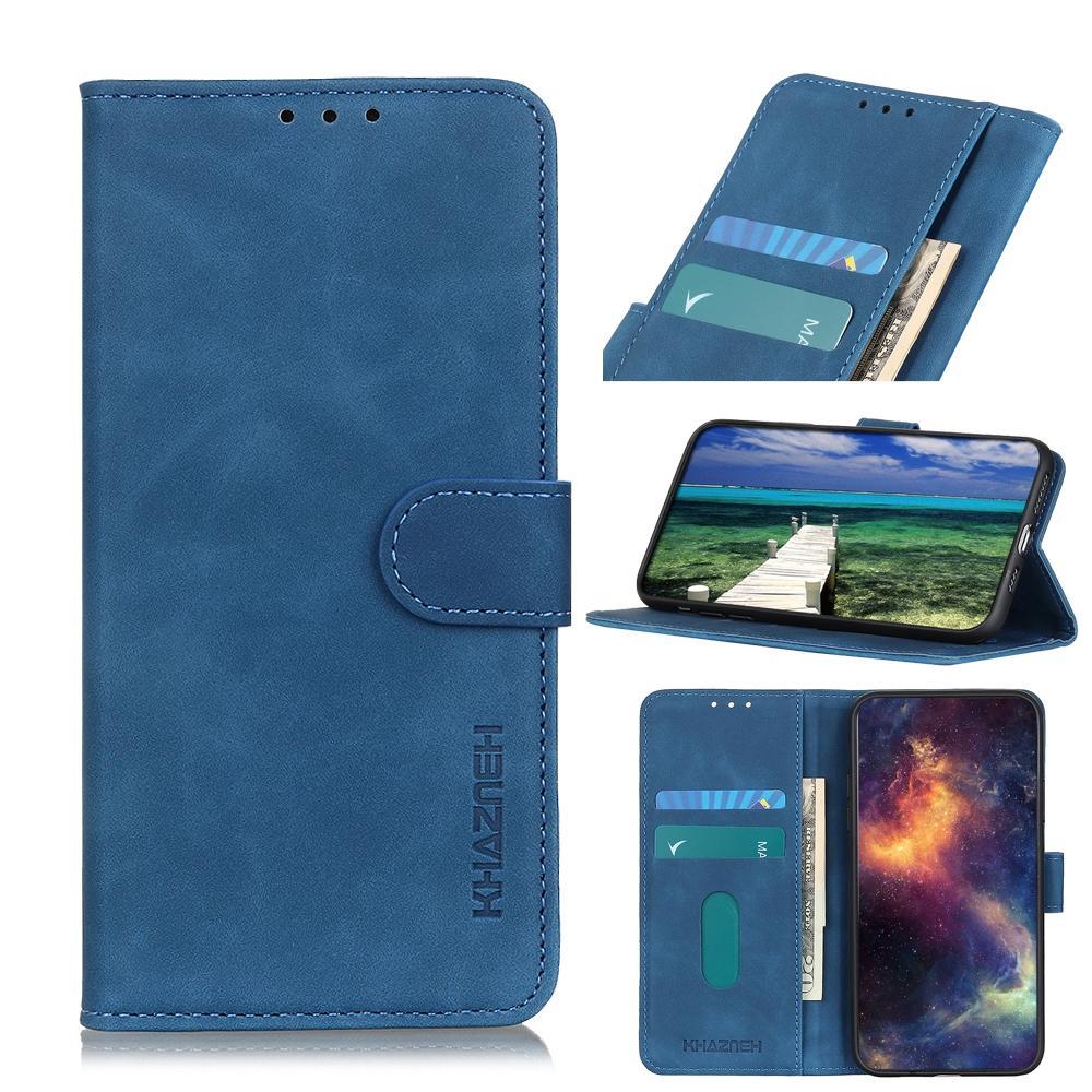 For Nokia XR20 5G KHAZNEH Retro Texture PU + TPU Horizontal Flip Leather Case with Holder & Card Slots & Wallet(Blue)