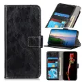 For Nokia C1 Retro Crazy Horse Texture Horizontal Flip Leather Case with Holder & Card Slots & Photo Frame & Wallet(Black)