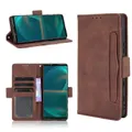 For Sony Xperia 5 III Skin Feel Calf Pattern Horizontal Flip Leather Case with Holder & Card Slots & Photo Frame(Brown)