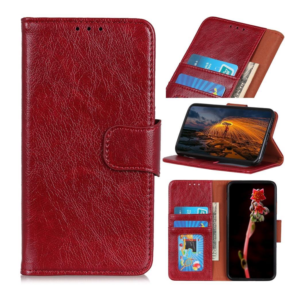 For Nokia 1.3 Nappa Texture Horizontal Flip Leather Case with Holder & Card Slots & Wallet(Red)